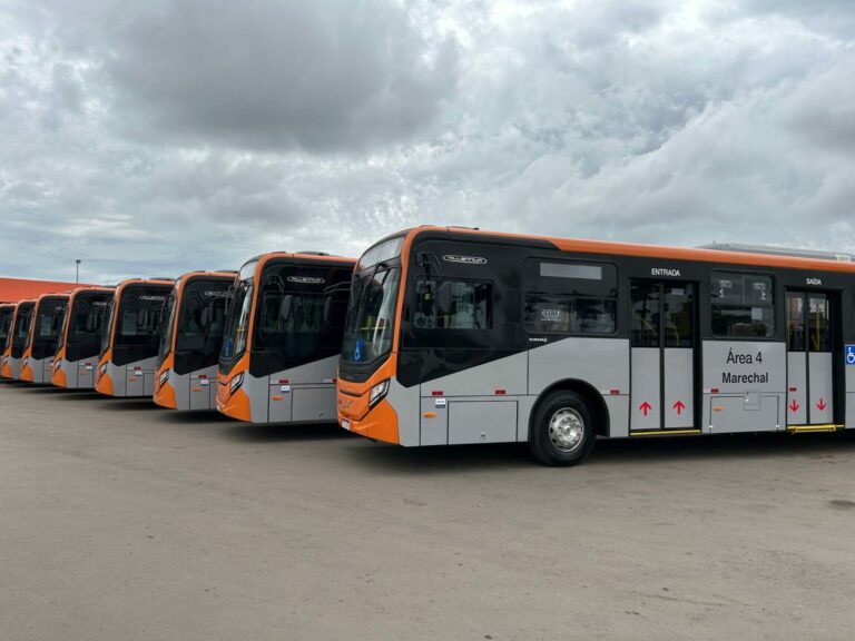 DF recebe 90 novos ônibus que vão compor frota da Marechal